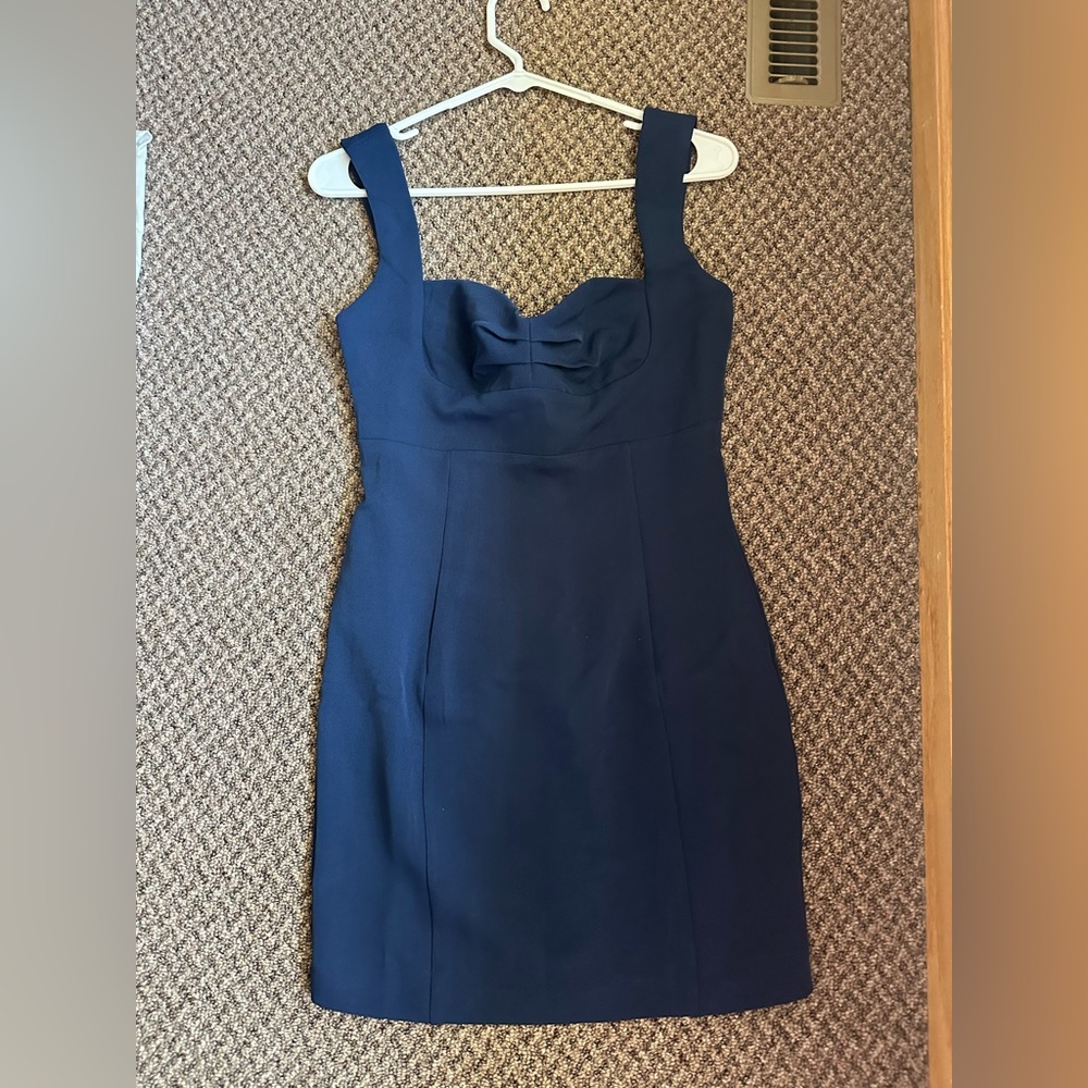 Runaway The Label Navy Blue Homecoming Dress